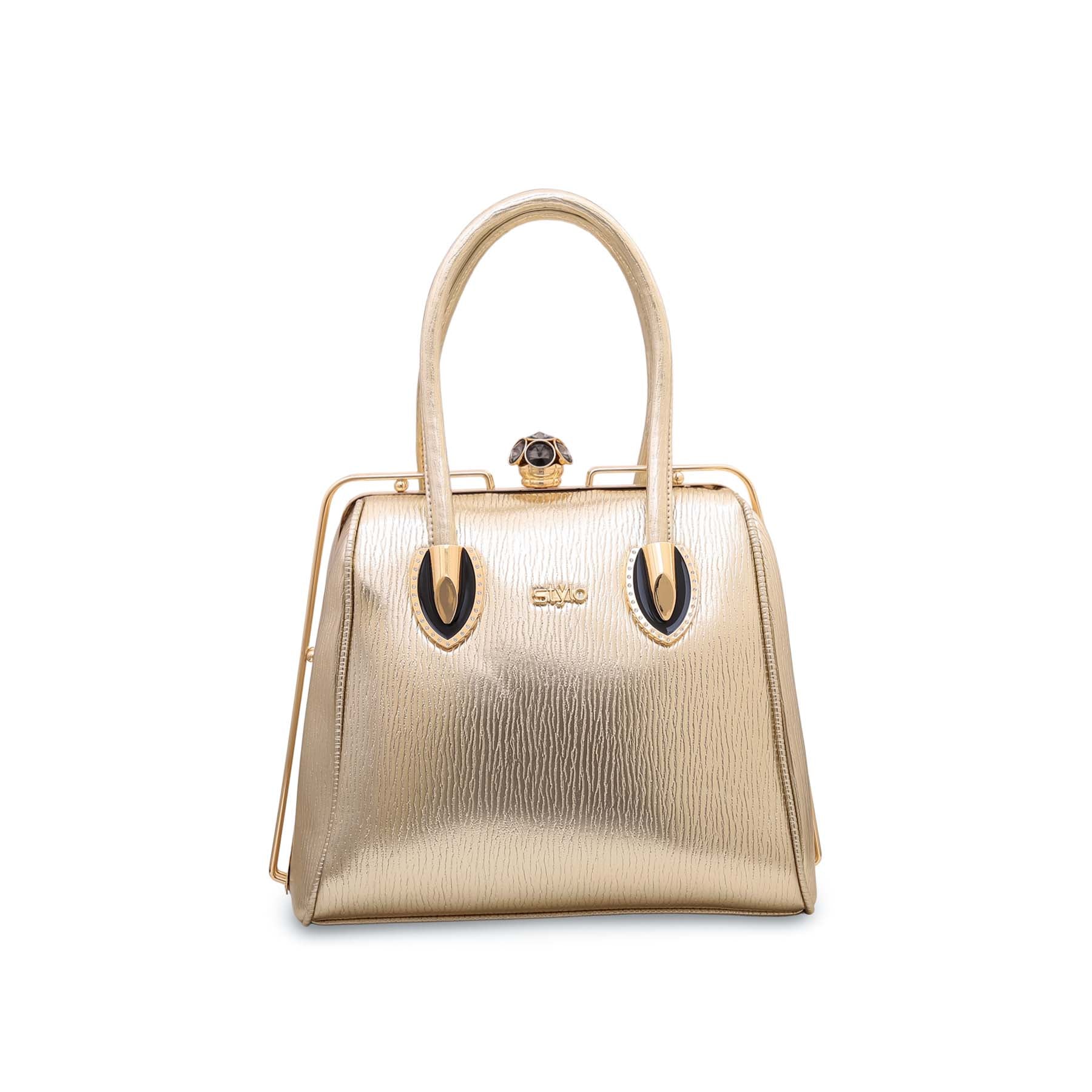 Golden Fancy Hand Bag P35841