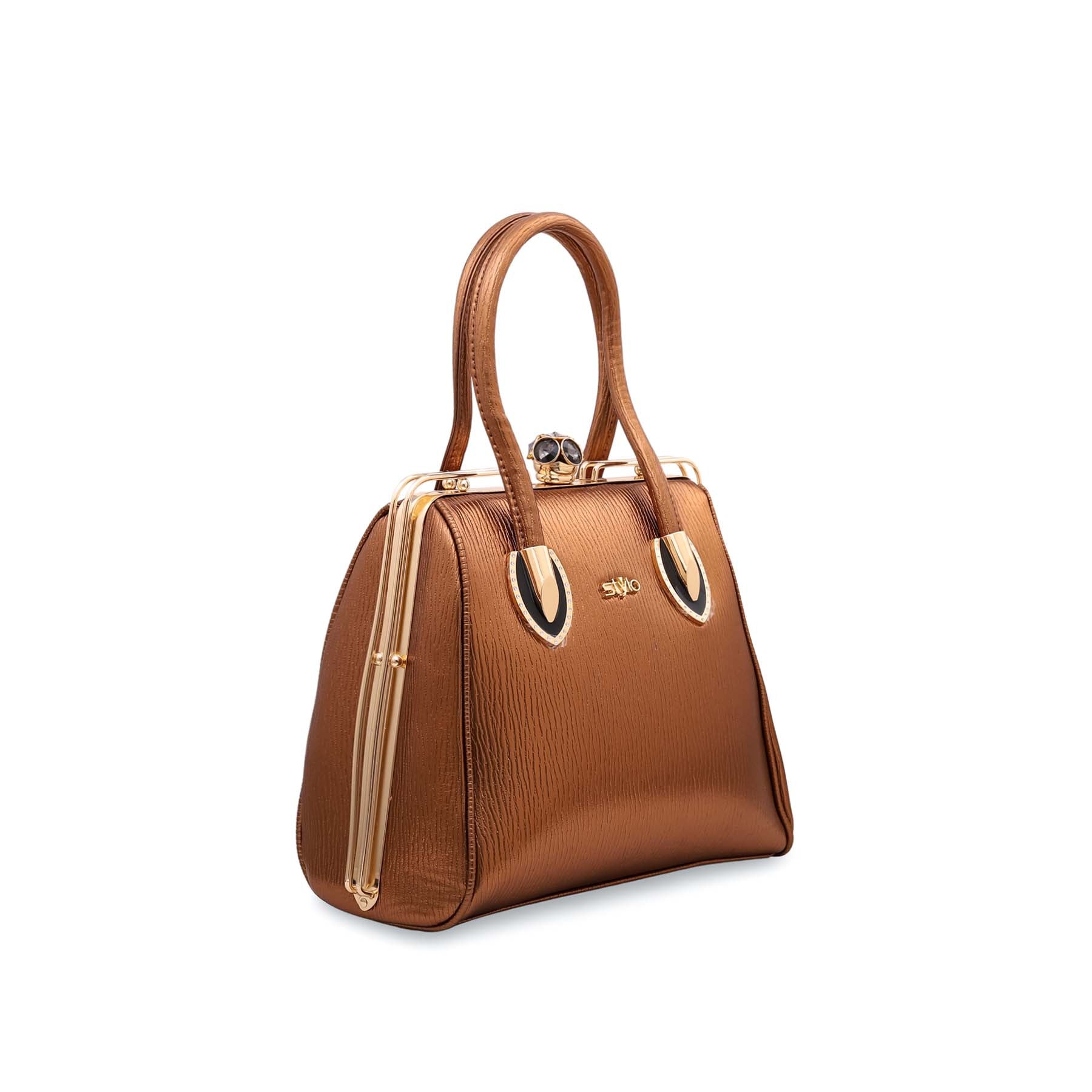 Copper Fancy Hand Bag P35841