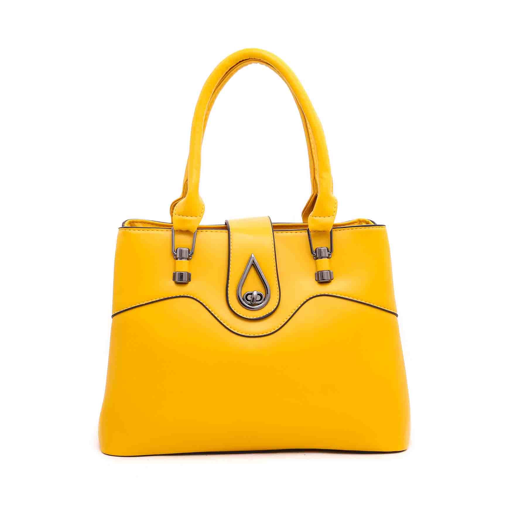 Yellow Formal Hand Bag P35872