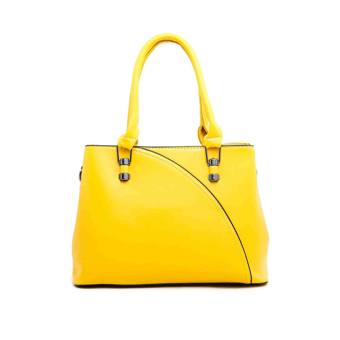 Yellow Formal Hand Bag P35873