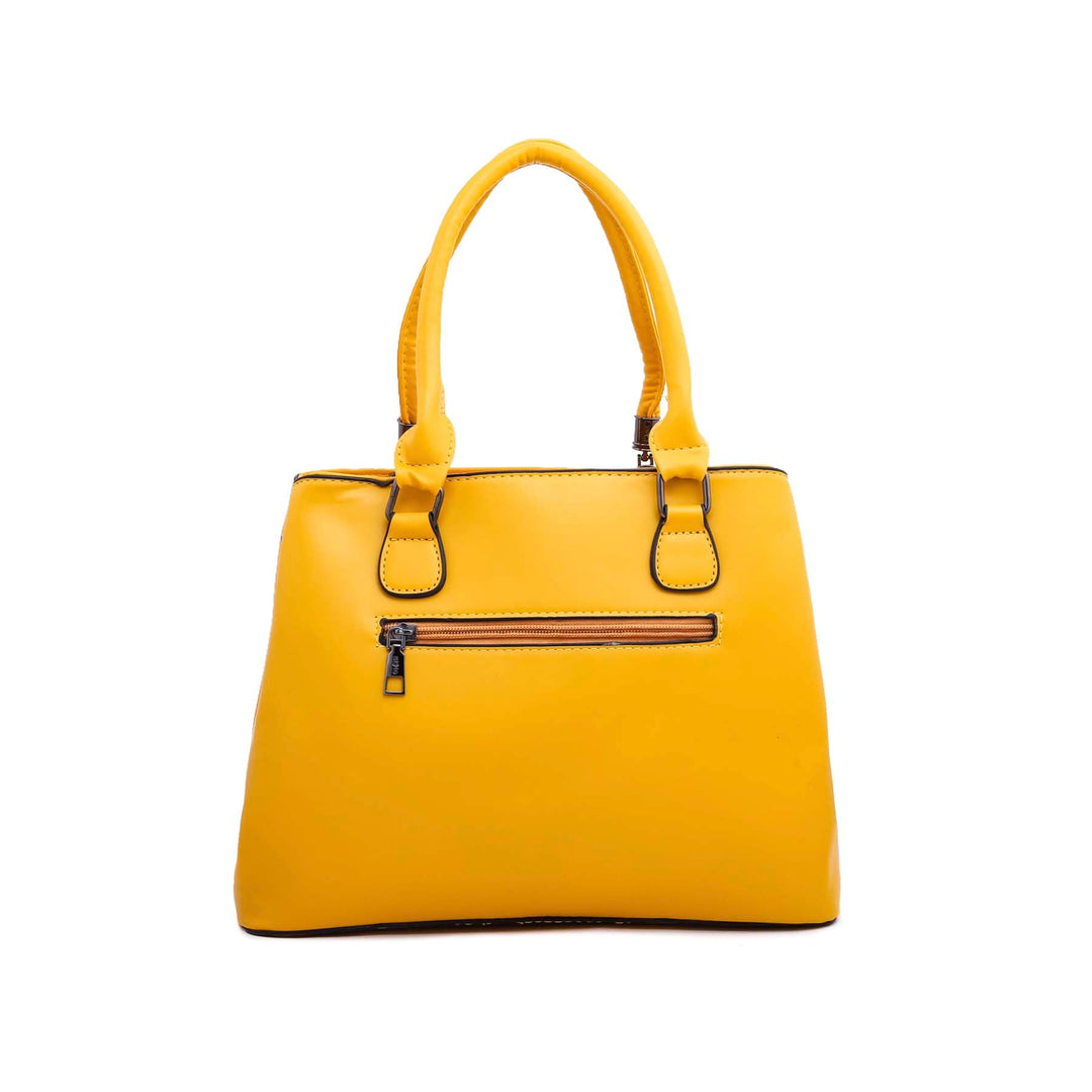 Yellow Formal Hand Bag P35876