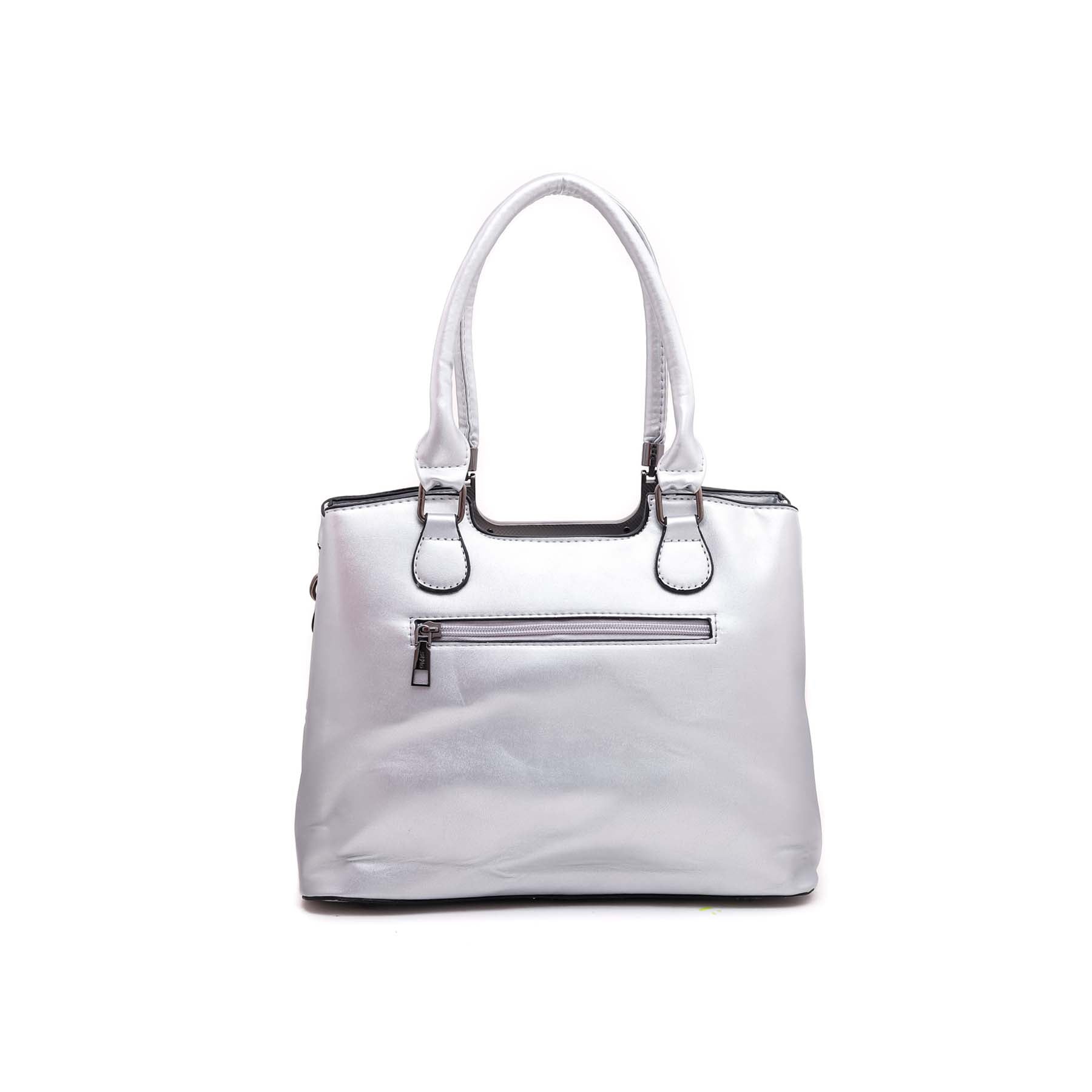 Silver Formal Hand Bag P35880