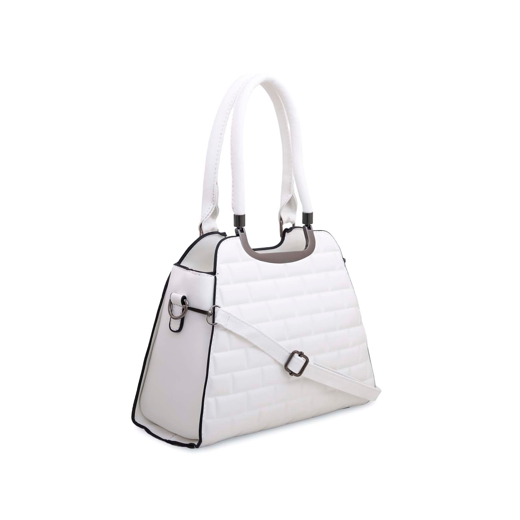 White Formal Hand Bags P35881