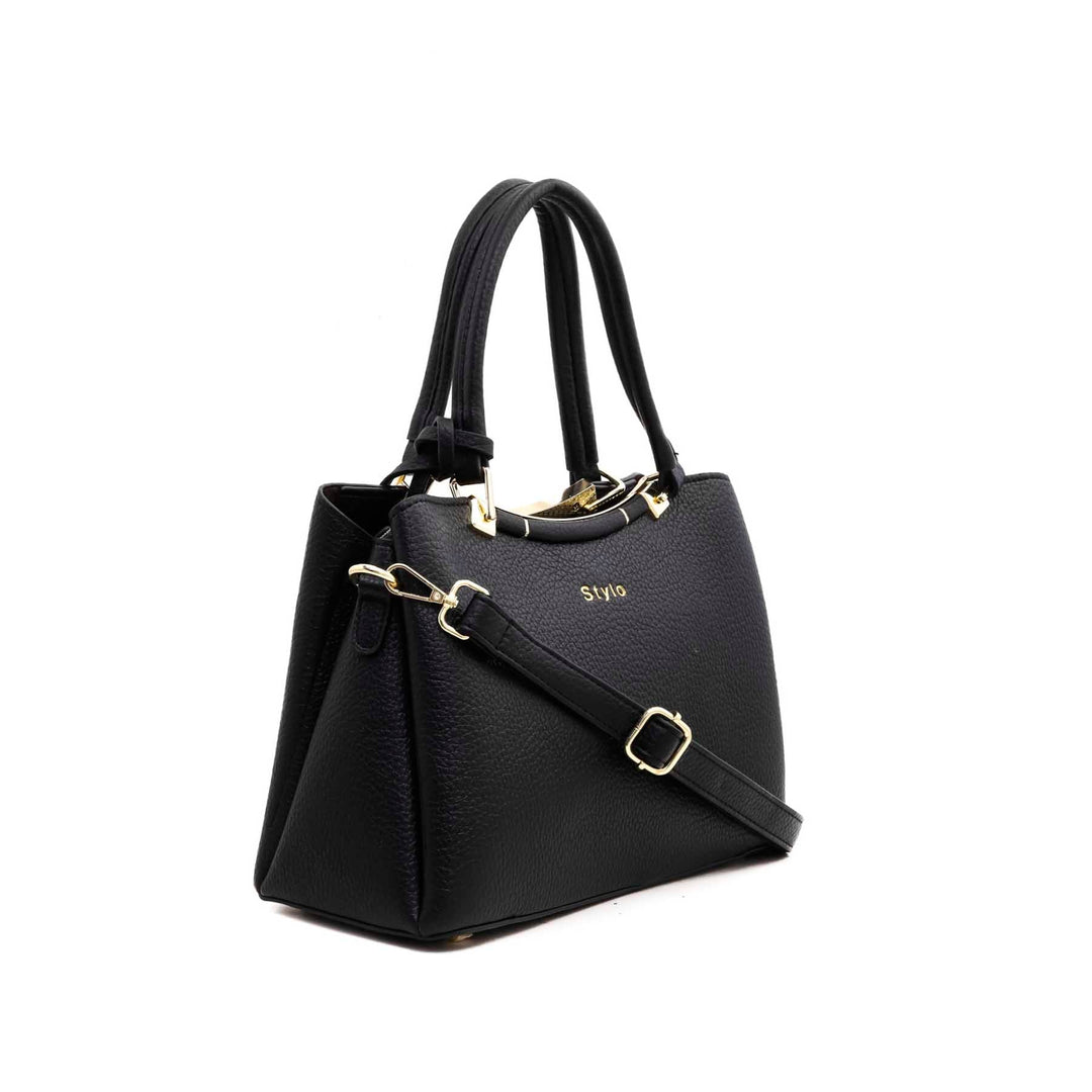 Black Formal Hand Bag P35961