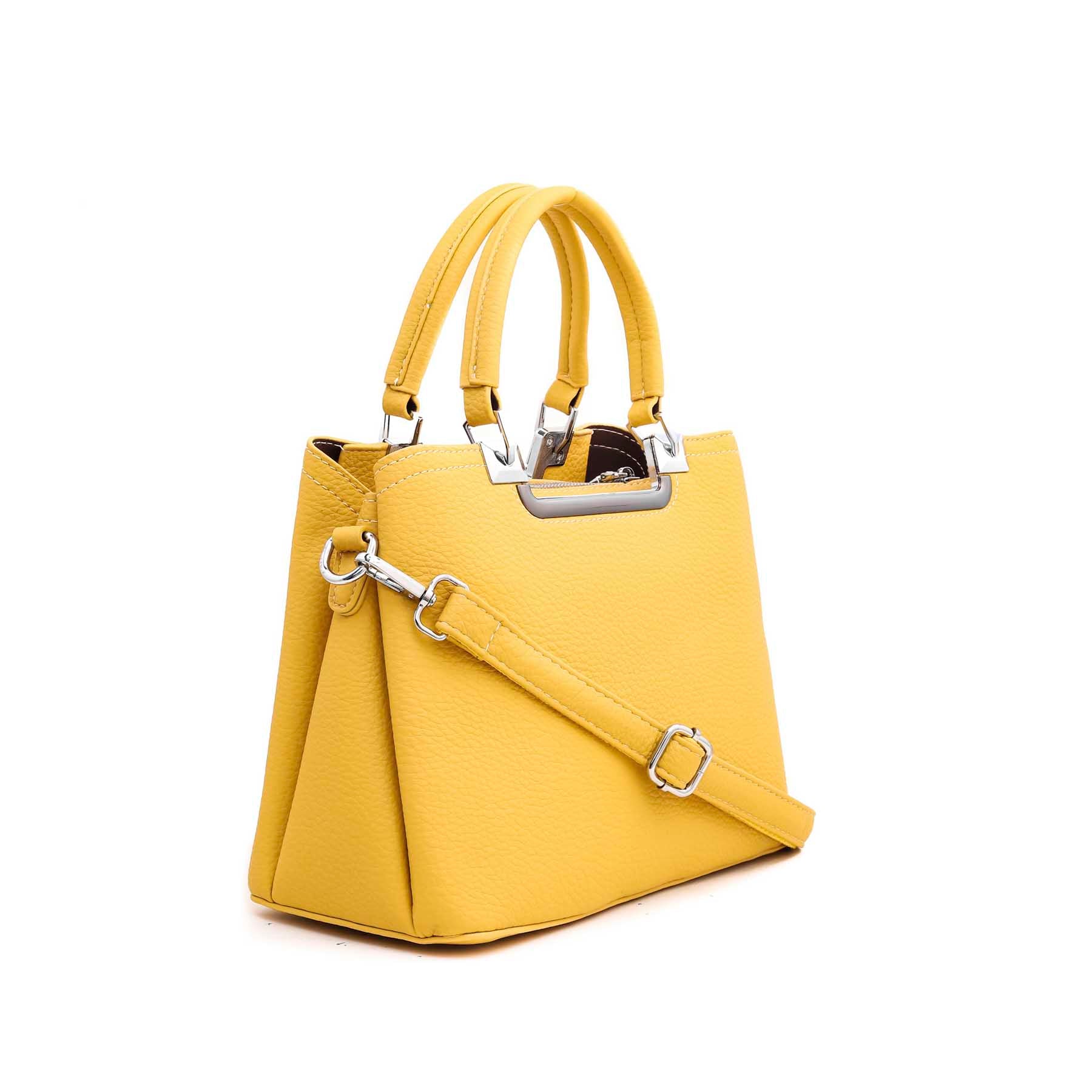 Yellow Formal Hand Bag P35971