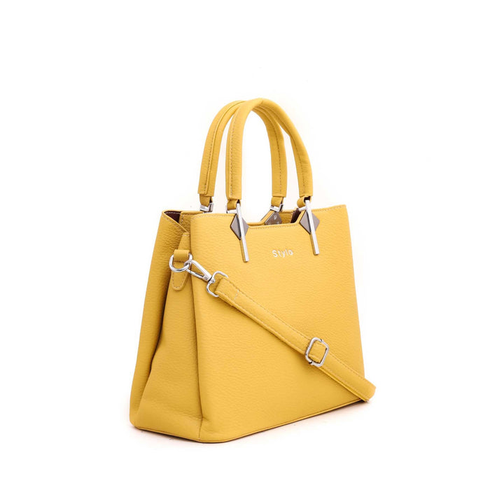 Yellow Formal Hand Bag P35972