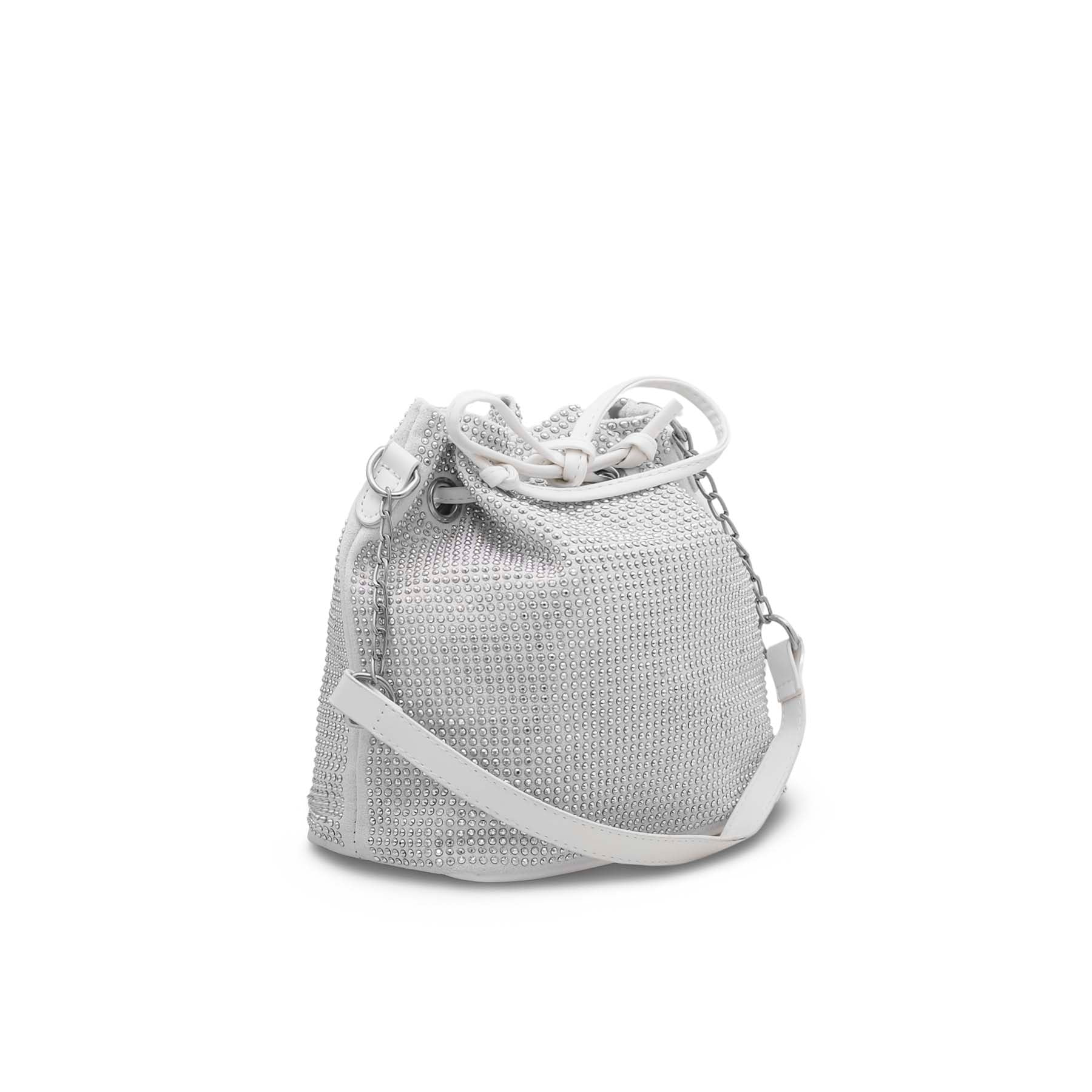 White Formal Shoulder Bag P36118