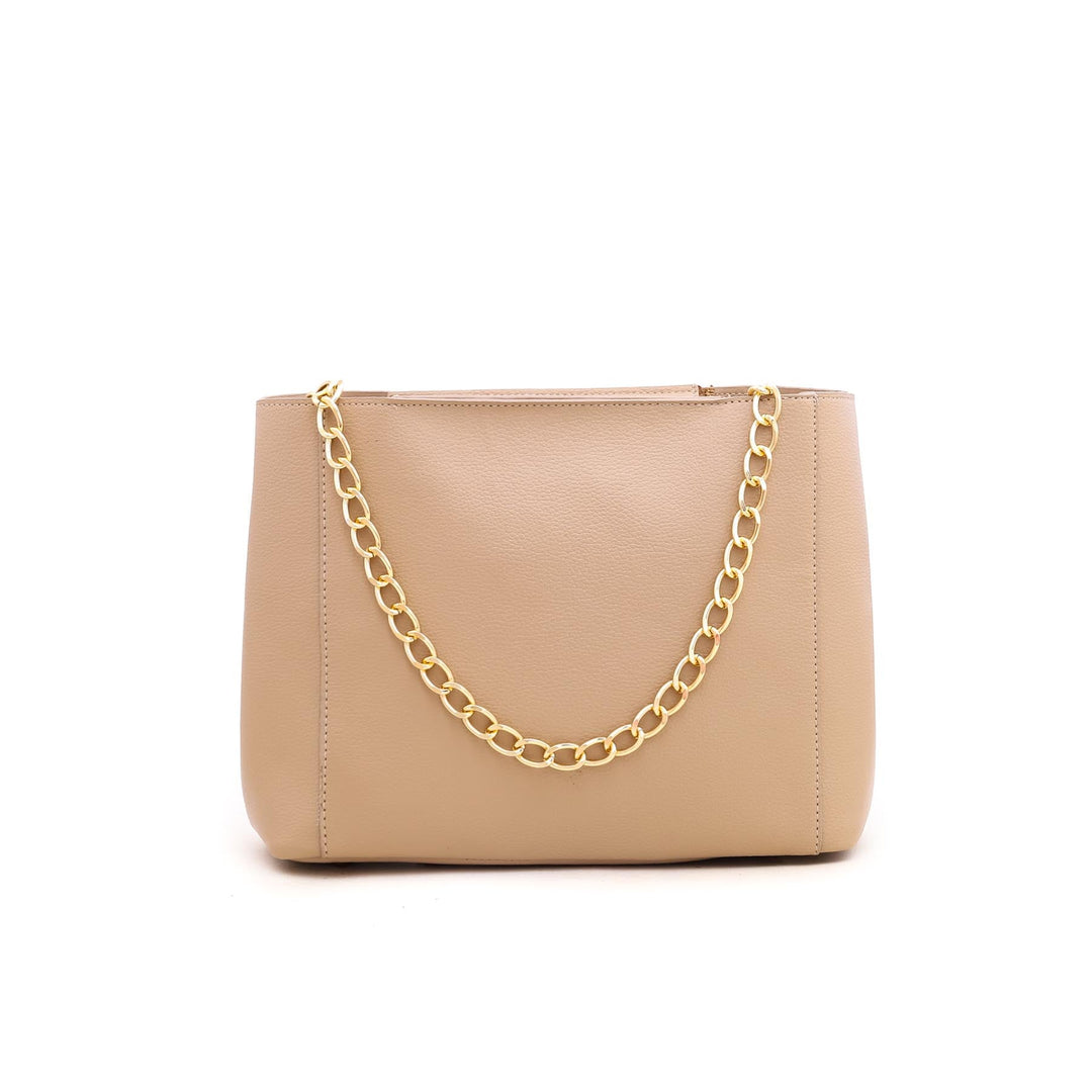 Beige Formal Shoulder Bag P54285
