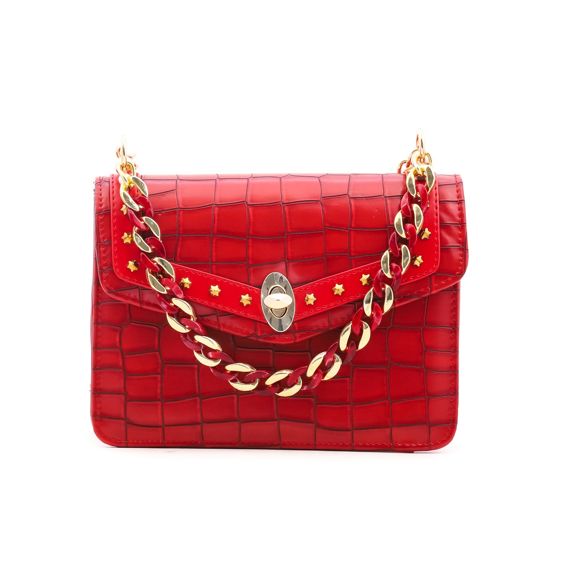 Red Formal Shoulder Bag P54304