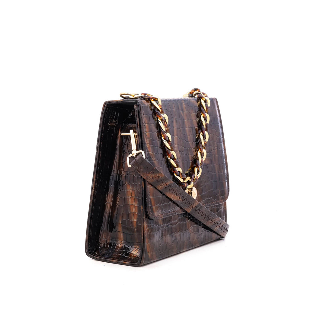 Brown Formal Shoulder Bag P54305