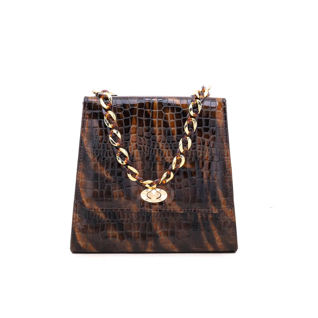 Brown Formal Shoulder Bag P54305