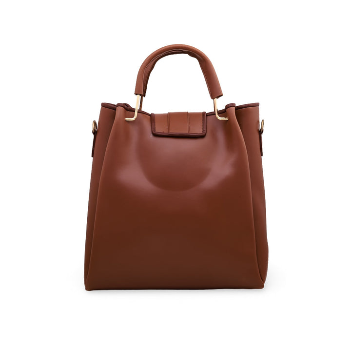 Brown Formal Hand Bag P54313