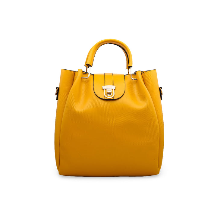 Yellow Formal Hand Bag P54314