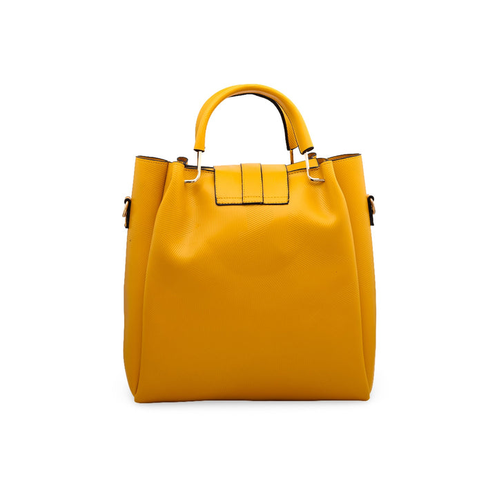 Yellow Formal Hand Bag P54314