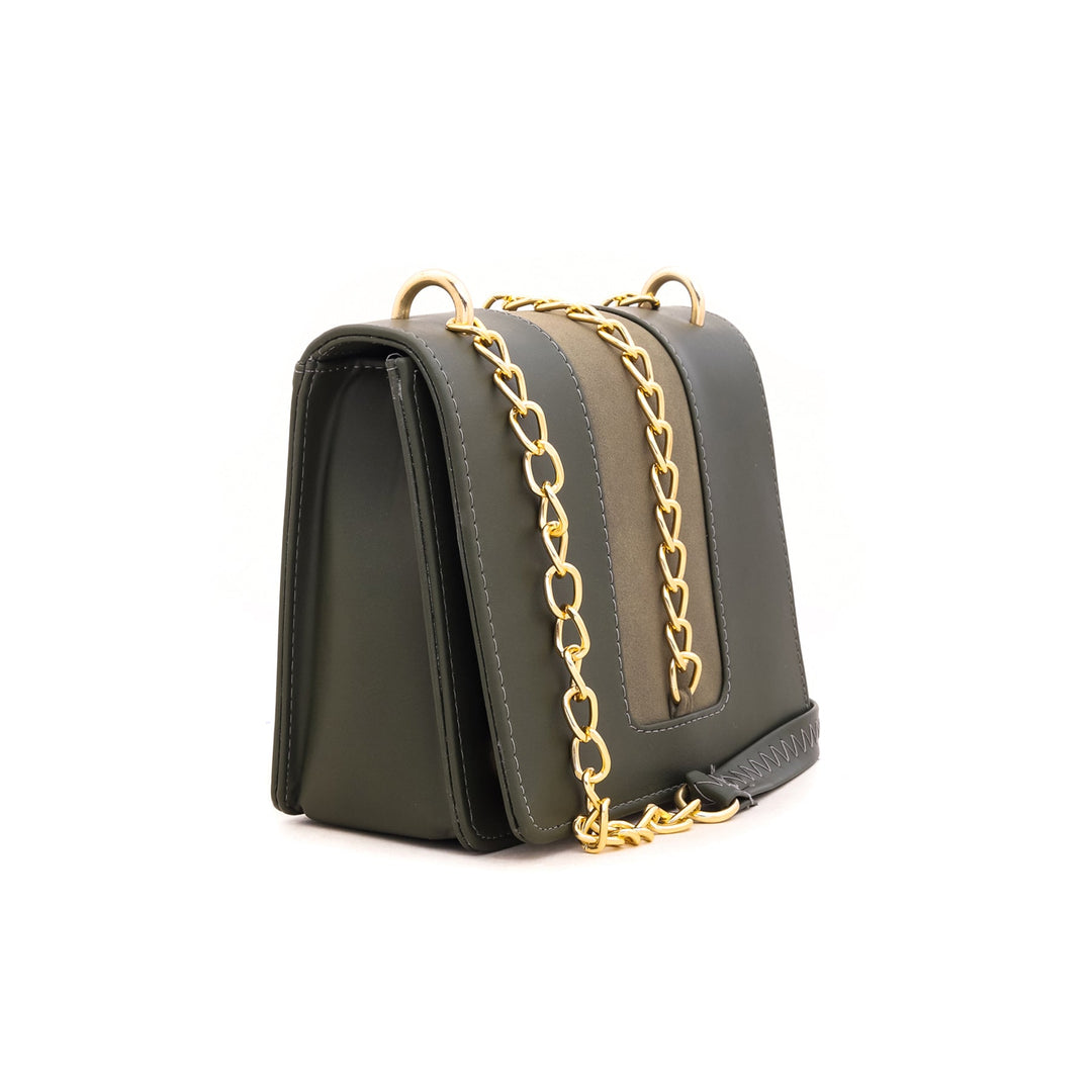 Green Casual Shoulder Bag P54316
