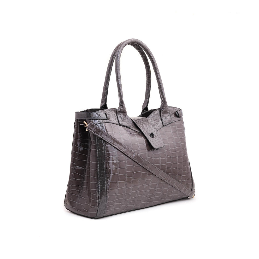 Grey Formal Hand Bag P54359