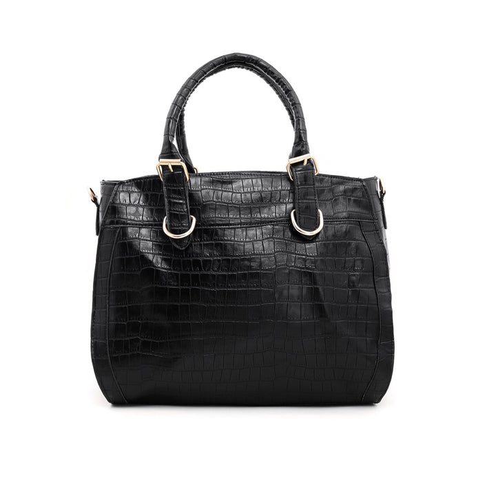 Black Formal Hand Bag P54360