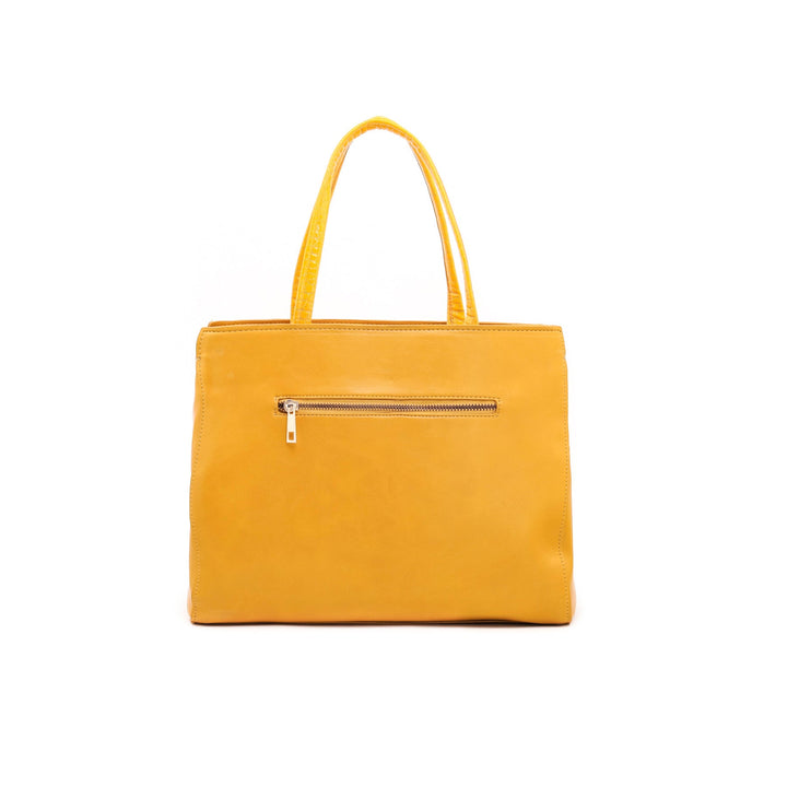 Mustard Formal Hand Bag P54363