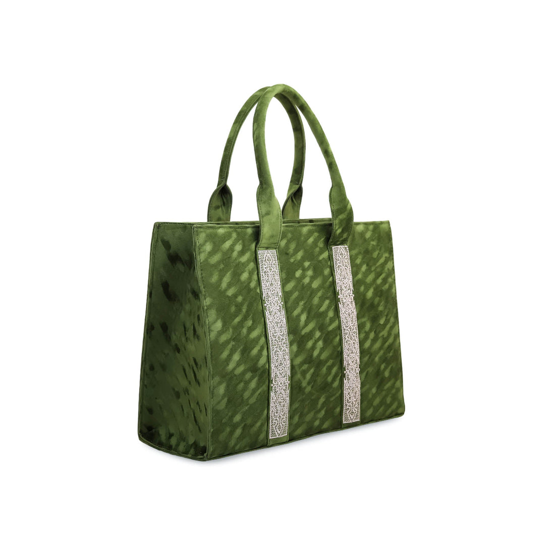 Green Formal Hand Bag P54366