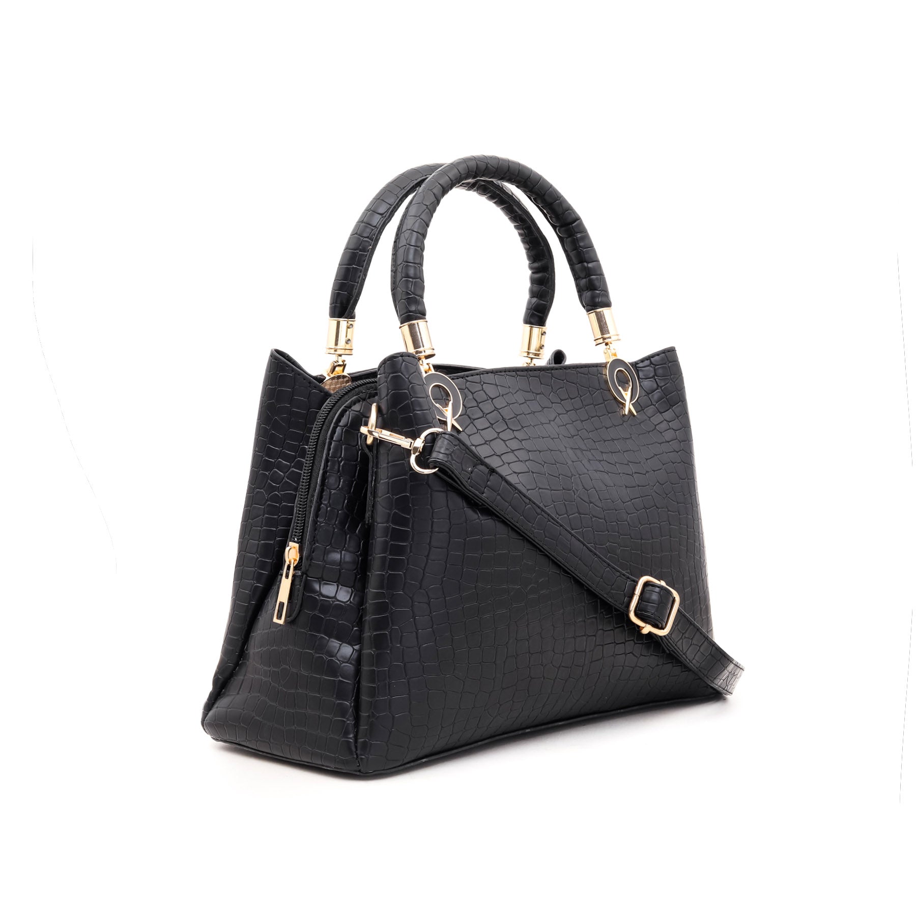 Black Formal Hand Bag P54371