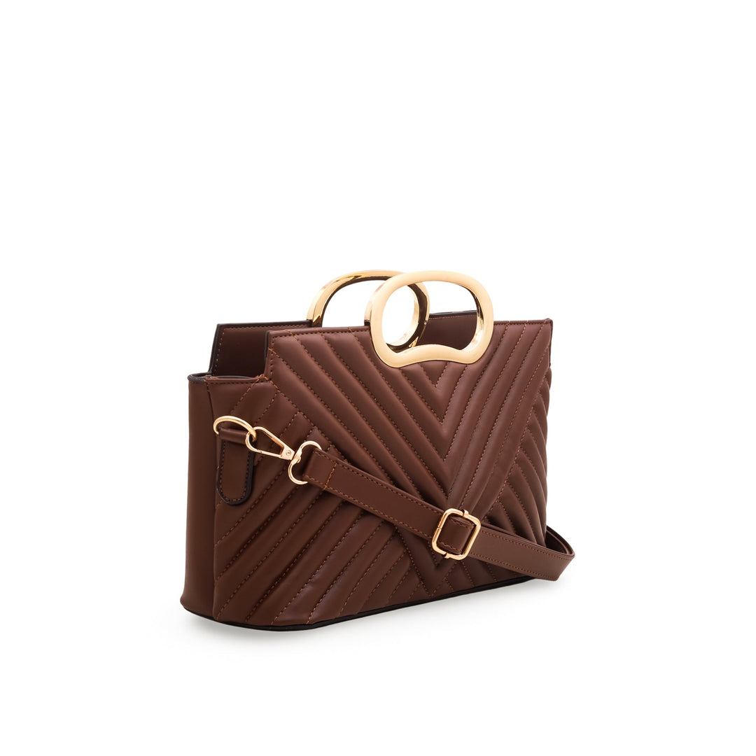 Brown Casual Crossbody Bag P54595