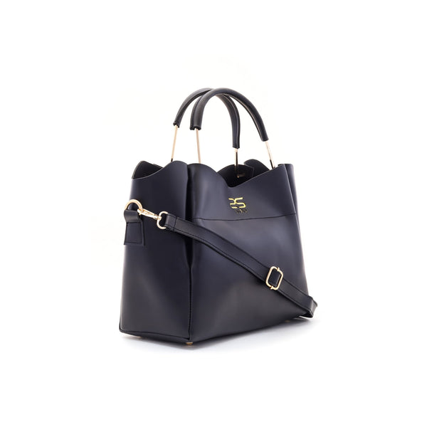 Black Formal Hand Bag P54705