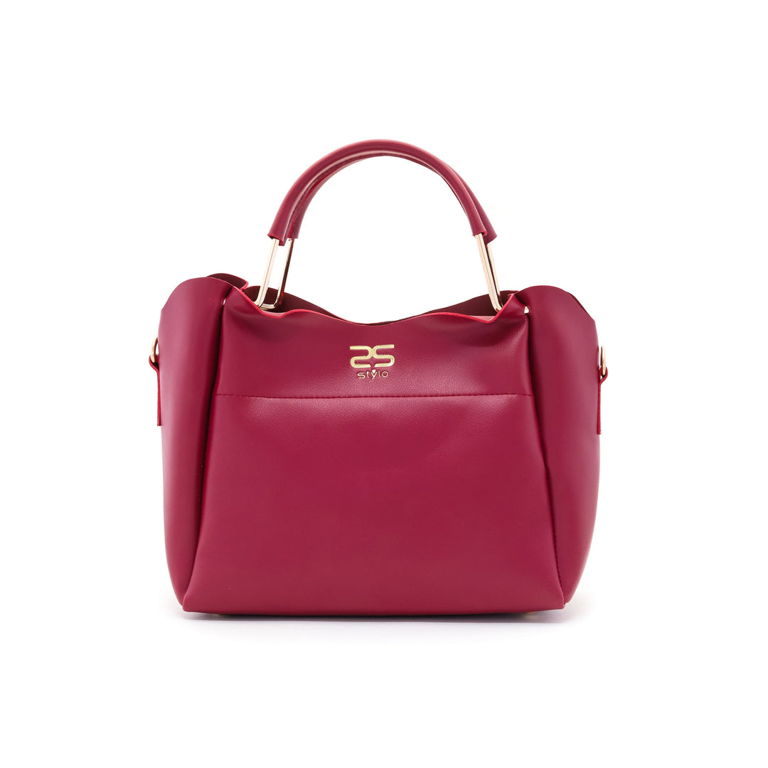 Maroon Formal Hand Bag P54705