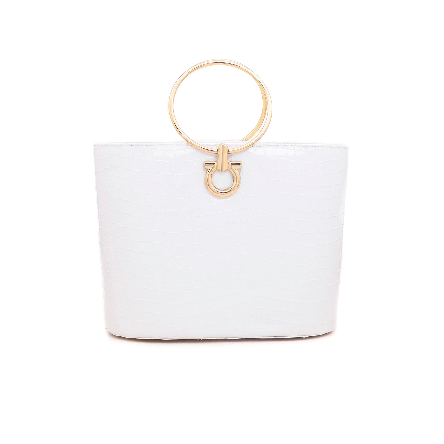White Casual Shoulder Bag P55061
