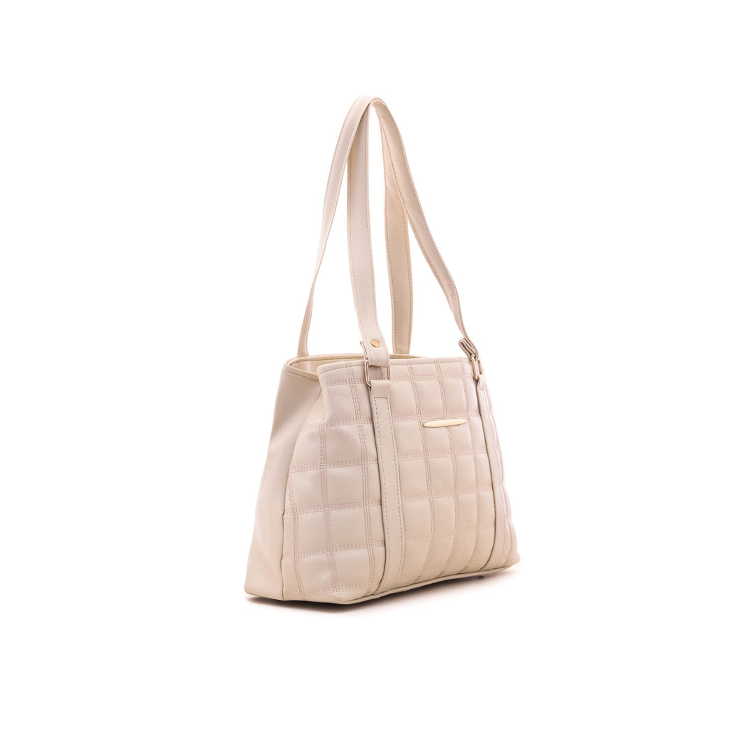 Beige Casual Shoulder Bag P55193
