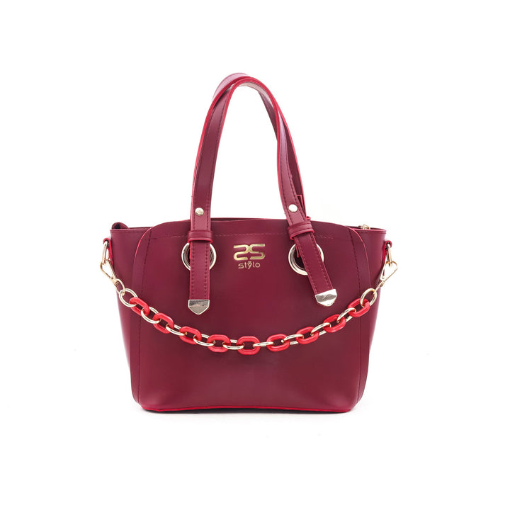 Maroon Formal Hand Bag P55216