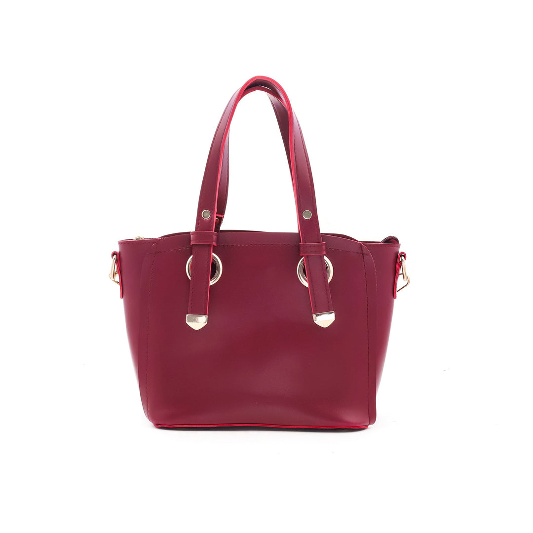 Maroon Formal Hand Bag P55216