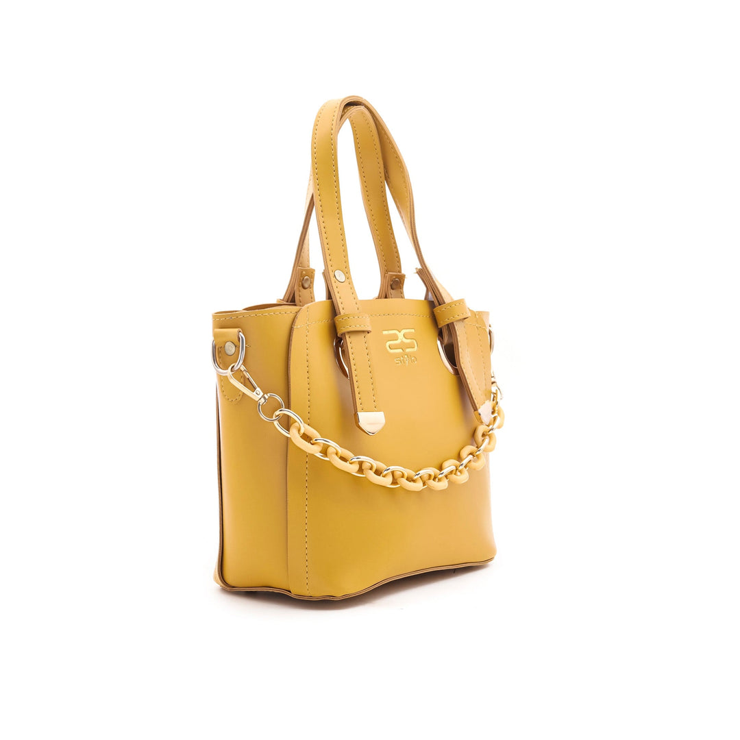 Yellow Formal Hand Bag P55216
