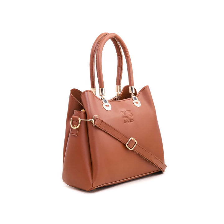 Brown Formal Hand Bag P55299