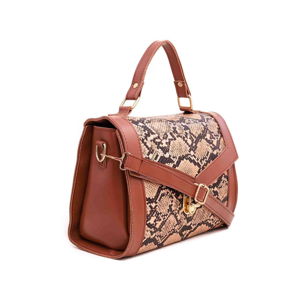 Brown Formal Shoulder Bag P55302