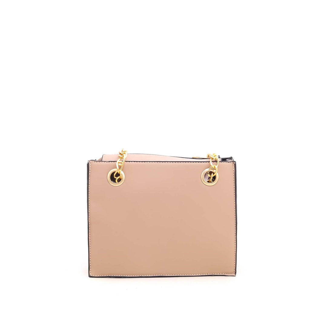 Beige Formal Shoulder Bag P55315