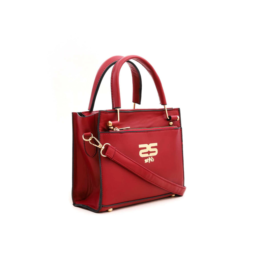 Maroon Formal Hand Bag P55316