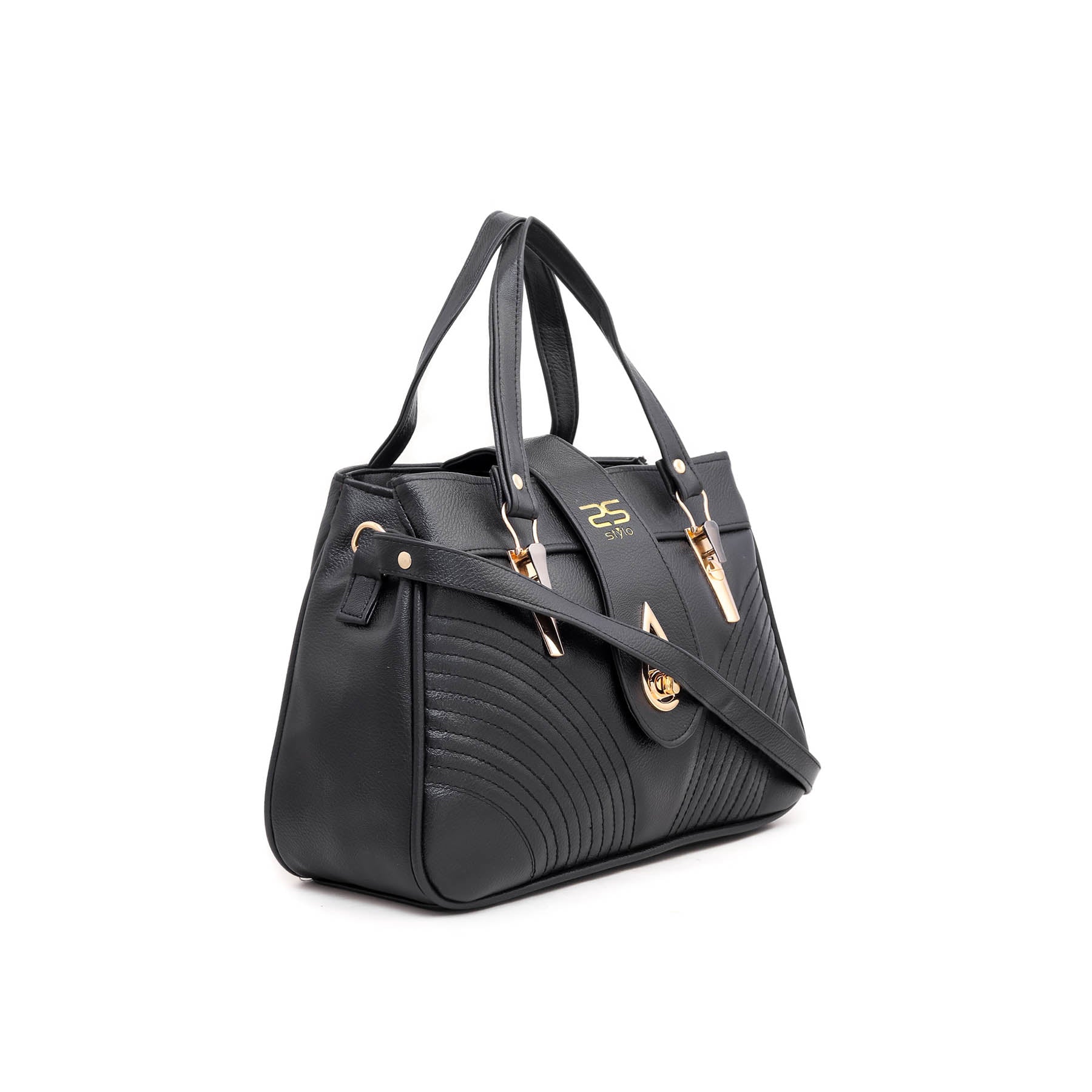 Black Formal Hand Bag P55332