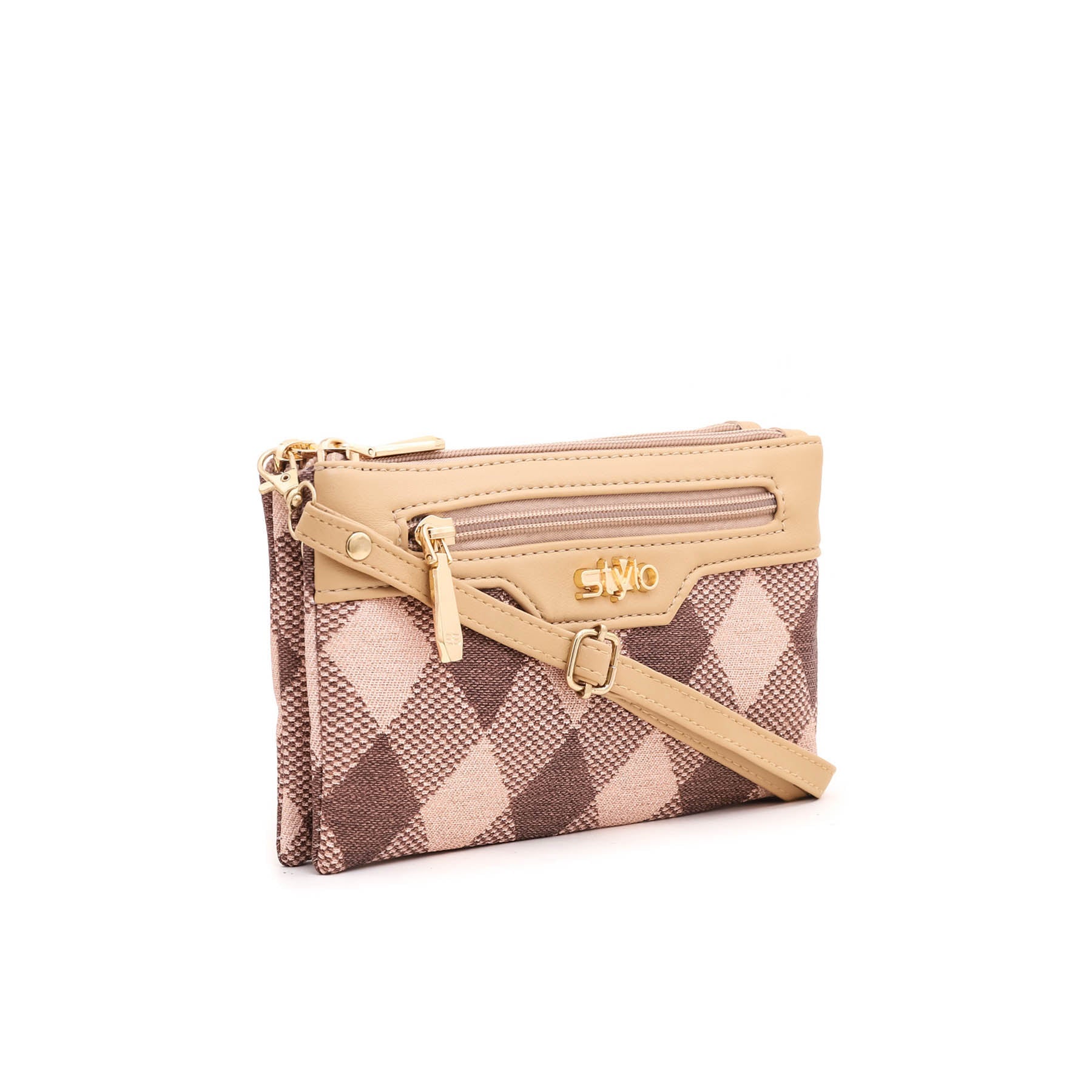 Beige Casual Pouch P70905