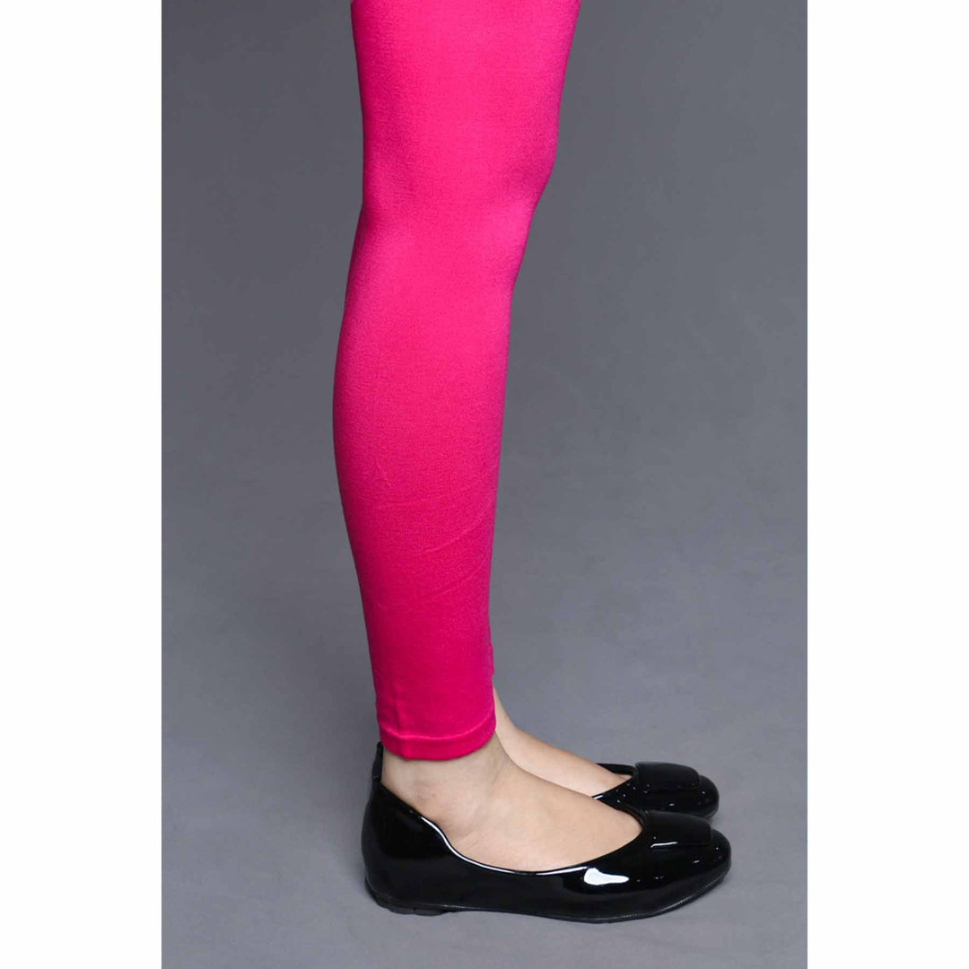 Pink Color Plain Tights PN2060