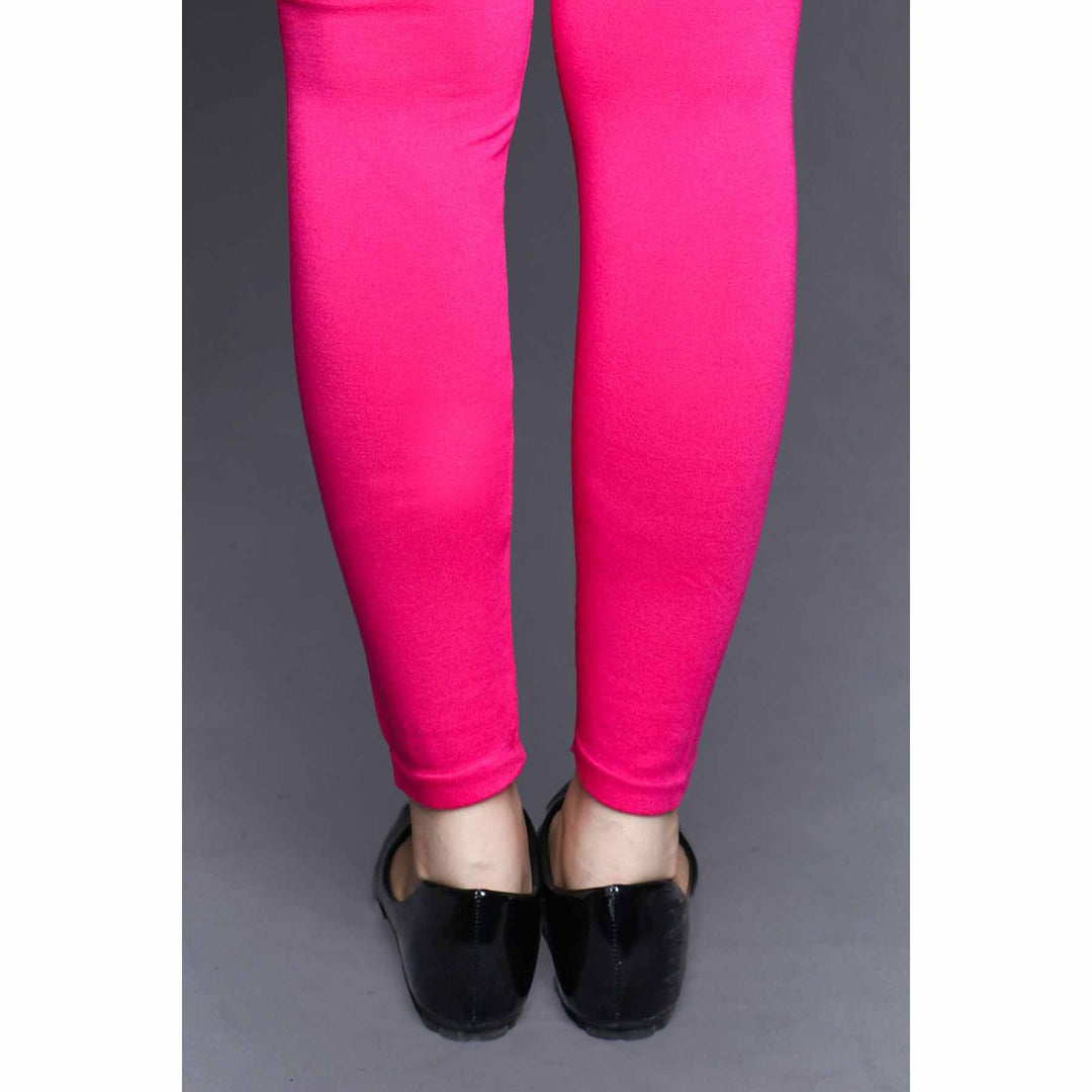 Pink Color Plain Tights PN2060