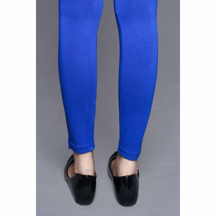 Blue Color Lowers Plain Tights PN2061