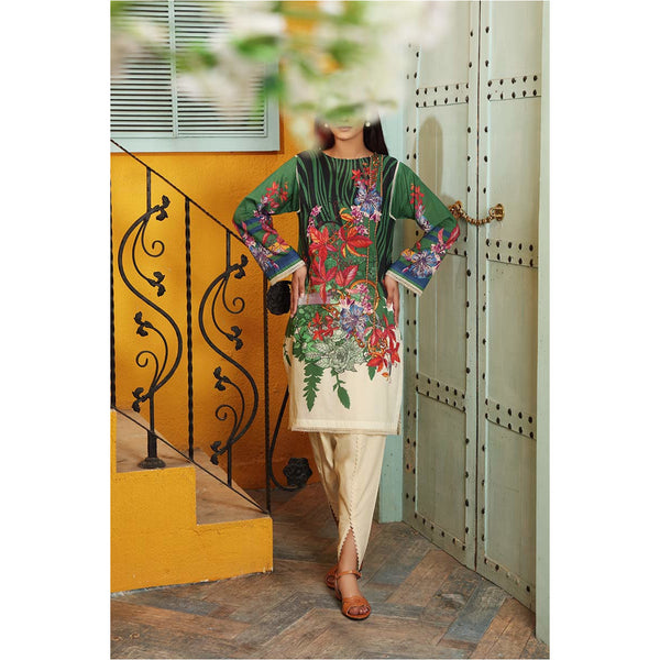 Digital Printed Stitched Lawn Shirt PS1076