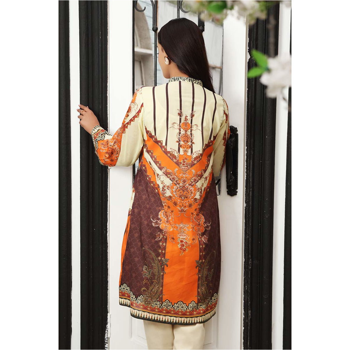 Unstitched Digital Printed Lawn Shirt PS1478