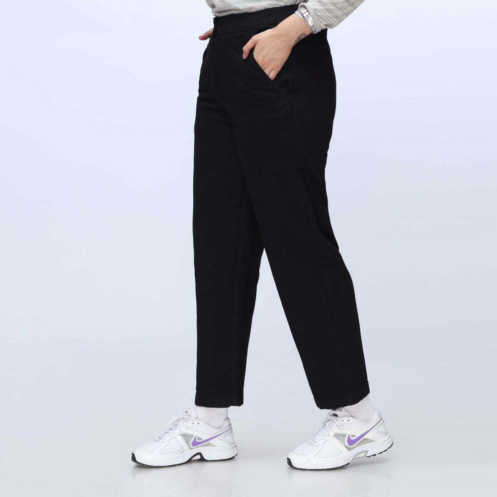 Black Baggy Fit Denim Pant PS1537