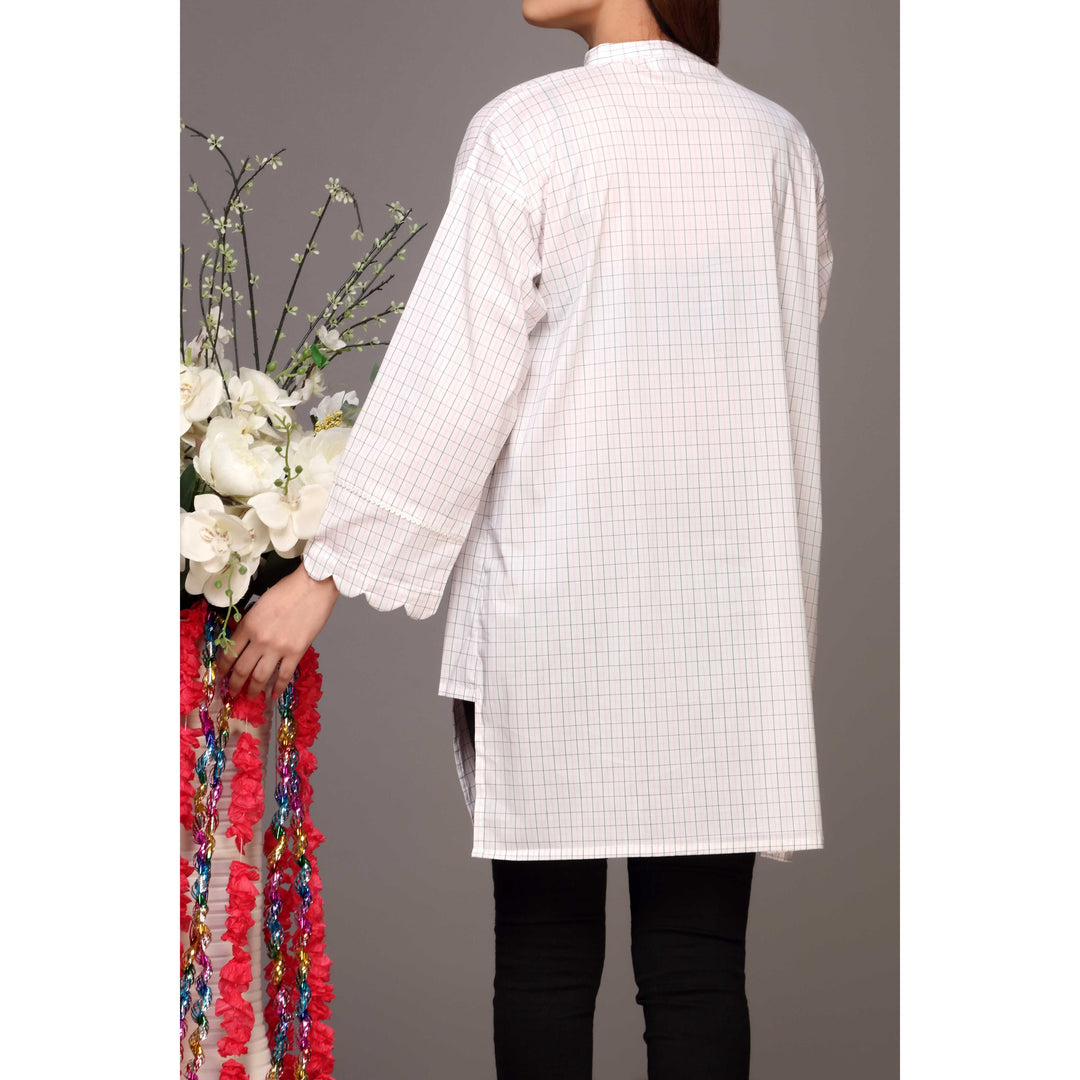 White Color Cotton Shirt PS2171