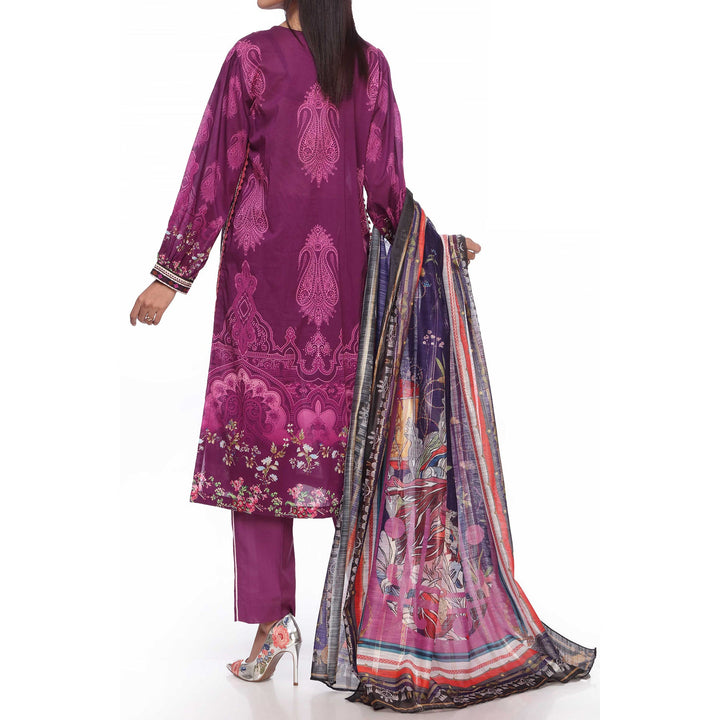 3PC- Digital Printed Lawn Suit PS2353