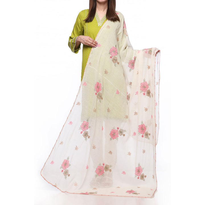 Pink Color Dyed Lawn Stole PS271918