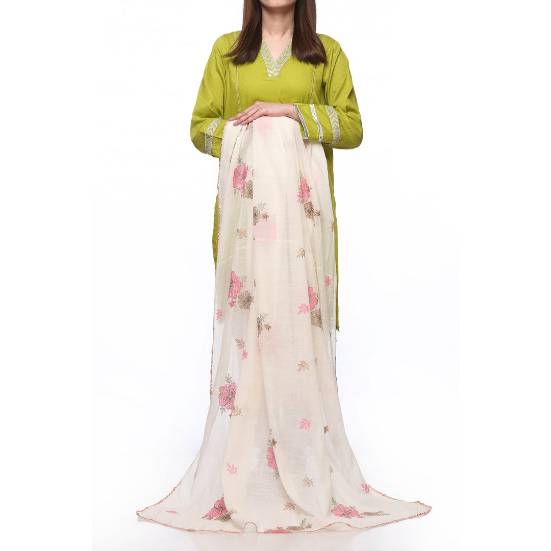 Pink Color Dyed Lawn Stole PS271918