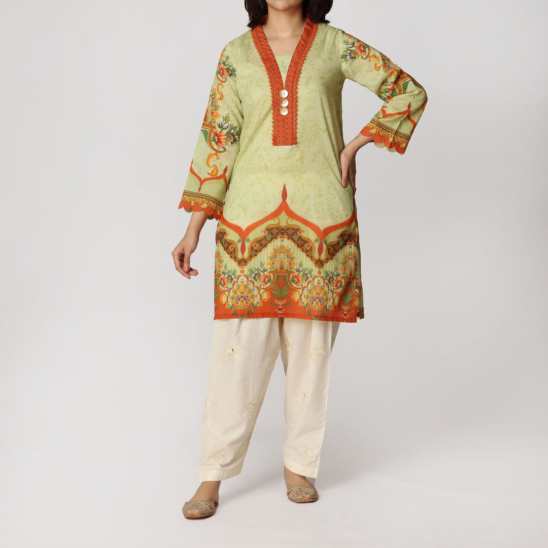 1PC- Digital Printed Lawn Shirt PS3140