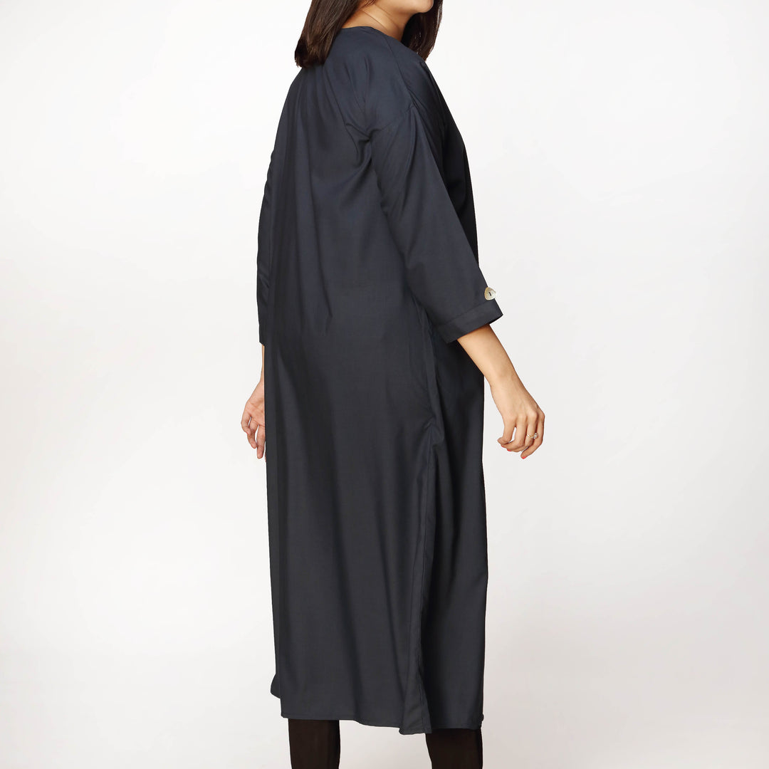 1PC- Solid Long Shirt PS3199